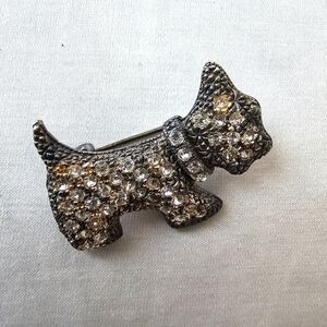 VINTAGE Scottish dog brooch pin